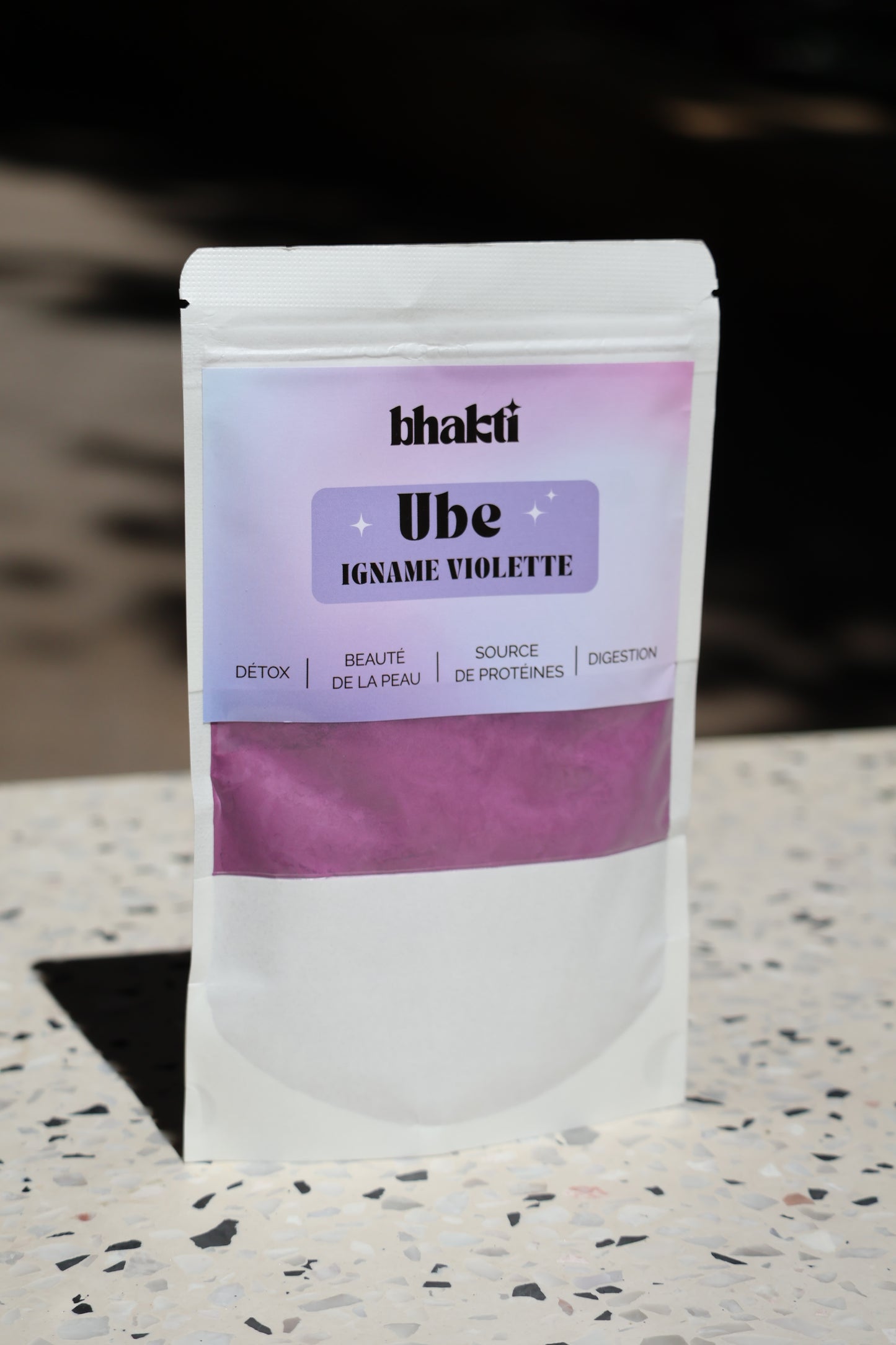 UBE en poudre